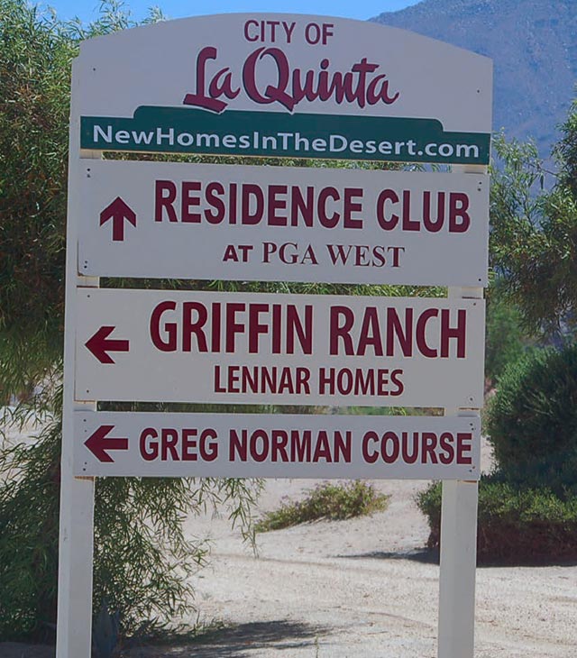 Griffin Ranch development sign